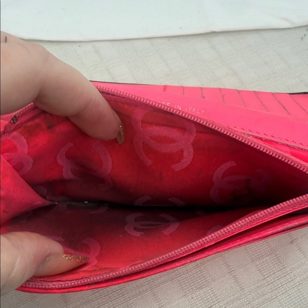 Chanel long Wallet Black Leather Chanel Quilted Cambon Yen Long Wallet Black.
